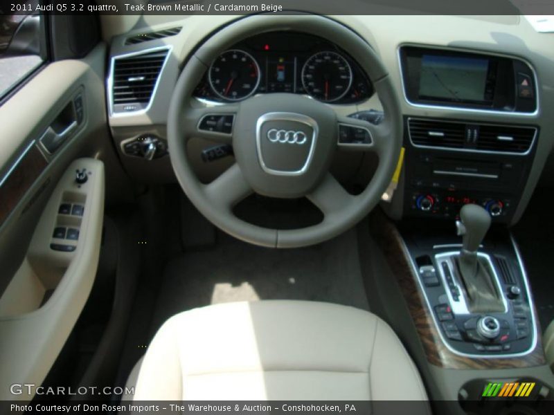 Teak Brown Metallic / Cardamom Beige 2011 Audi Q5 3.2 quattro