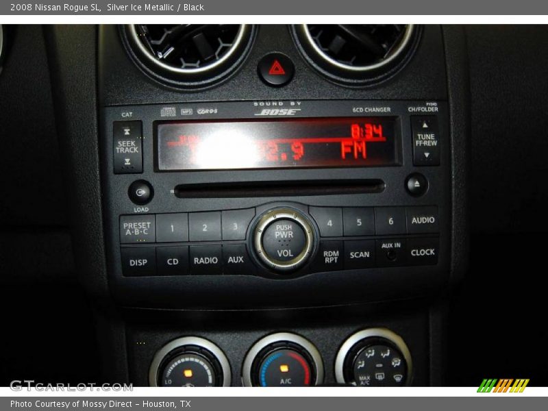 Silver Ice Metallic / Black 2008 Nissan Rogue SL