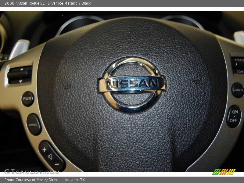 Silver Ice Metallic / Black 2008 Nissan Rogue SL