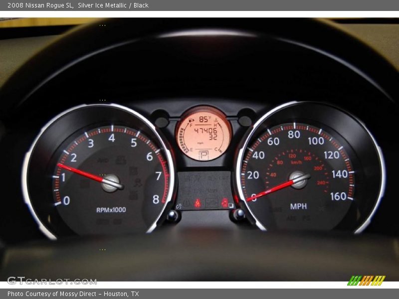 Silver Ice Metallic / Black 2008 Nissan Rogue SL