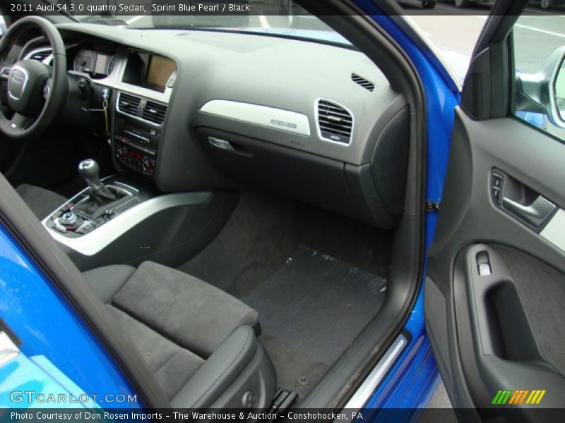 Sprint Blue Pearl / Black 2011 Audi S4 3.0 quattro Sedan