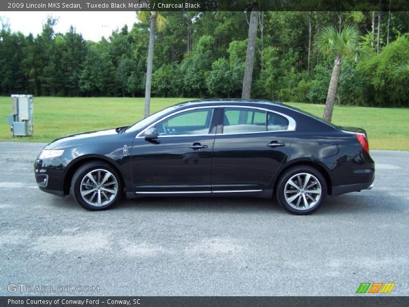 Tuxedo Black Metallic / Charcoal Black 2009 Lincoln MKS Sedan