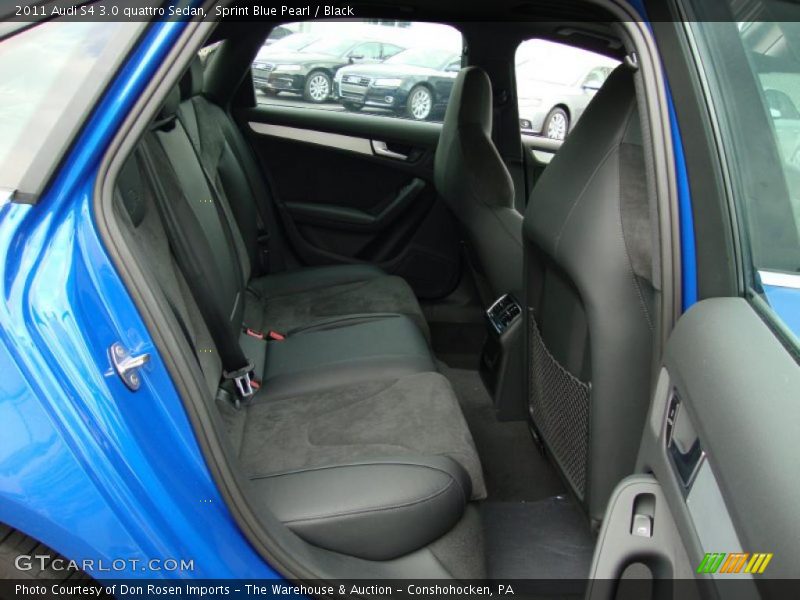 Sprint Blue Pearl / Black 2011 Audi S4 3.0 quattro Sedan