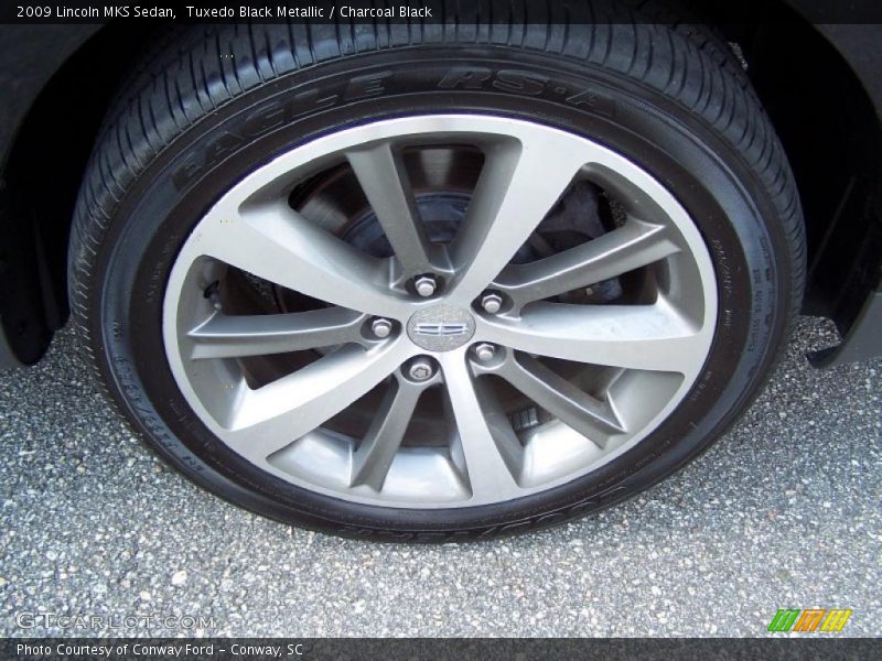 Tuxedo Black Metallic / Charcoal Black 2009 Lincoln MKS Sedan