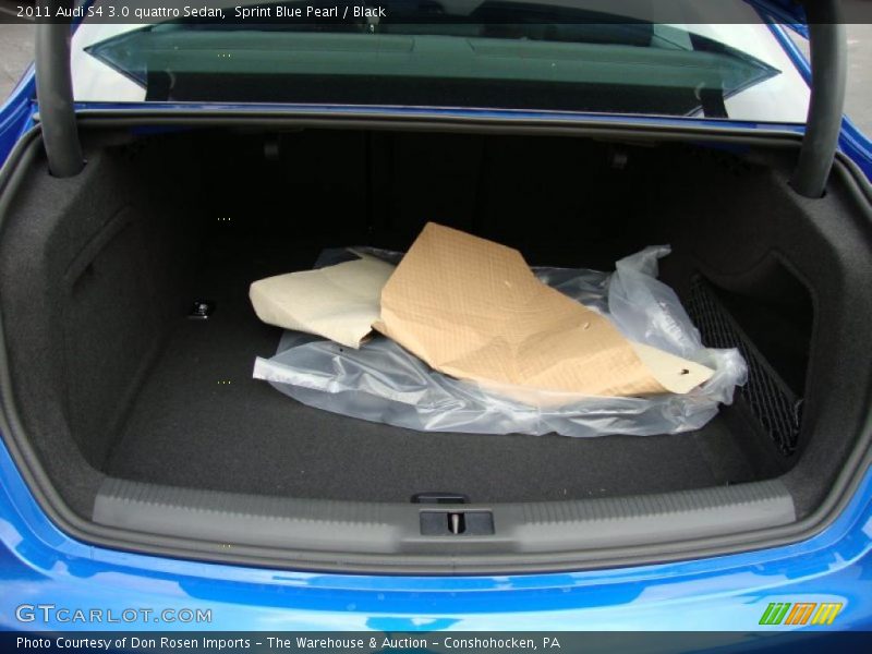 Sprint Blue Pearl / Black 2011 Audi S4 3.0 quattro Sedan