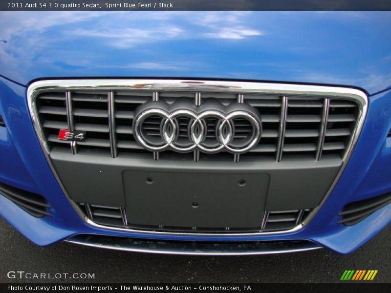 Sprint Blue Pearl / Black 2011 Audi S4 3.0 quattro Sedan