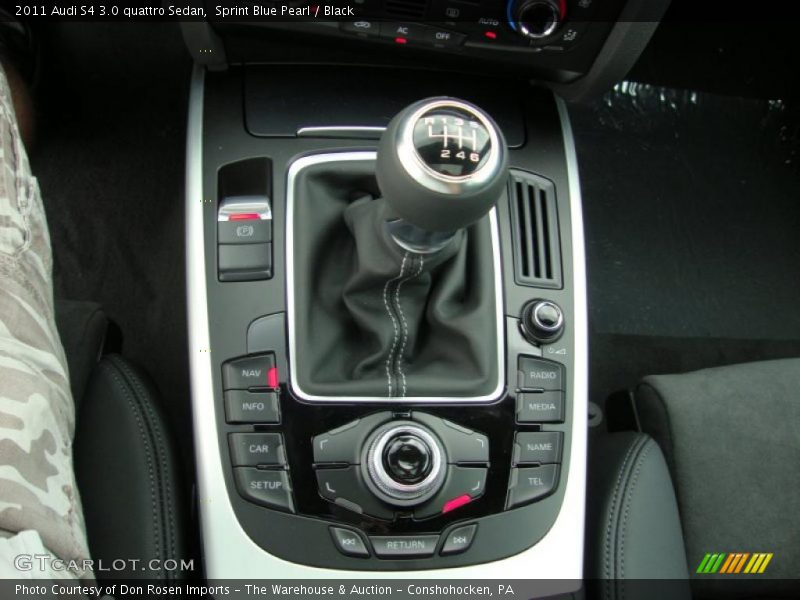 Sprint Blue Pearl / Black 2011 Audi S4 3.0 quattro Sedan