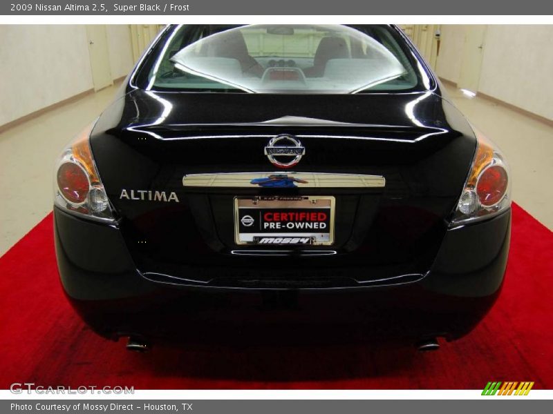 Super Black / Frost 2009 Nissan Altima 2.5