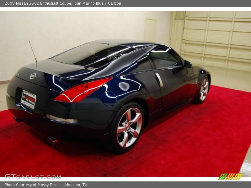 San Marino Blue / Carbon 2008 Nissan 350Z Enthusiast Coupe