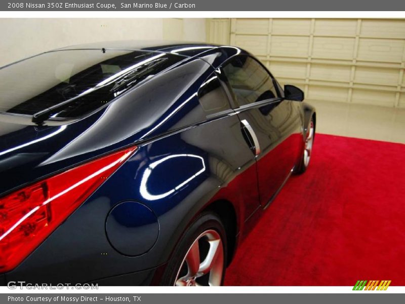 San Marino Blue / Carbon 2008 Nissan 350Z Enthusiast Coupe