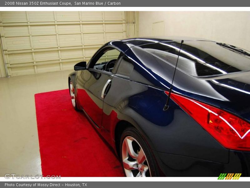 San Marino Blue / Carbon 2008 Nissan 350Z Enthusiast Coupe