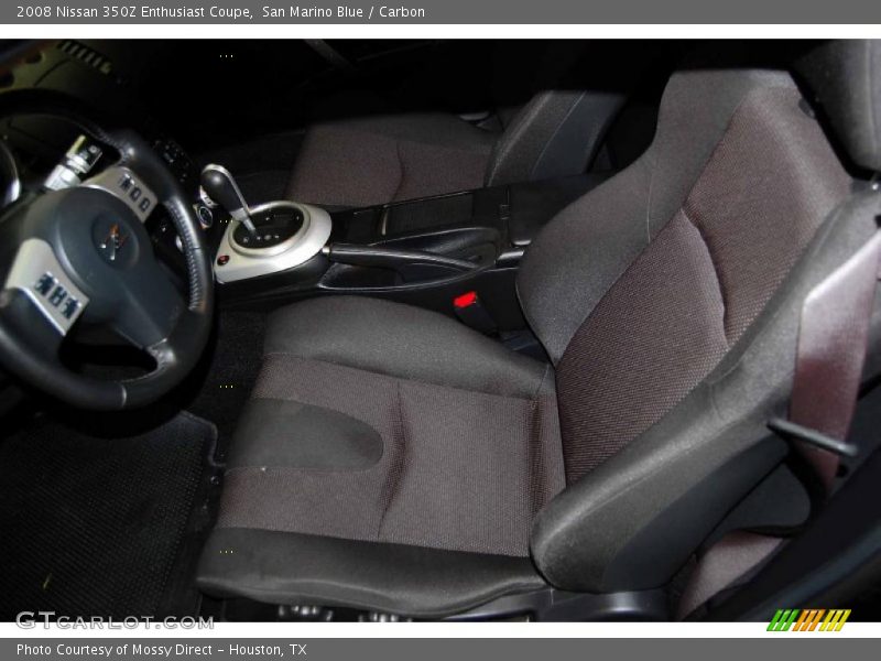 San Marino Blue / Carbon 2008 Nissan 350Z Enthusiast Coupe