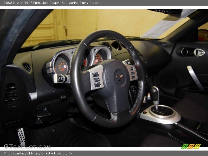 San Marino Blue / Carbon 2008 Nissan 350Z Enthusiast Coupe