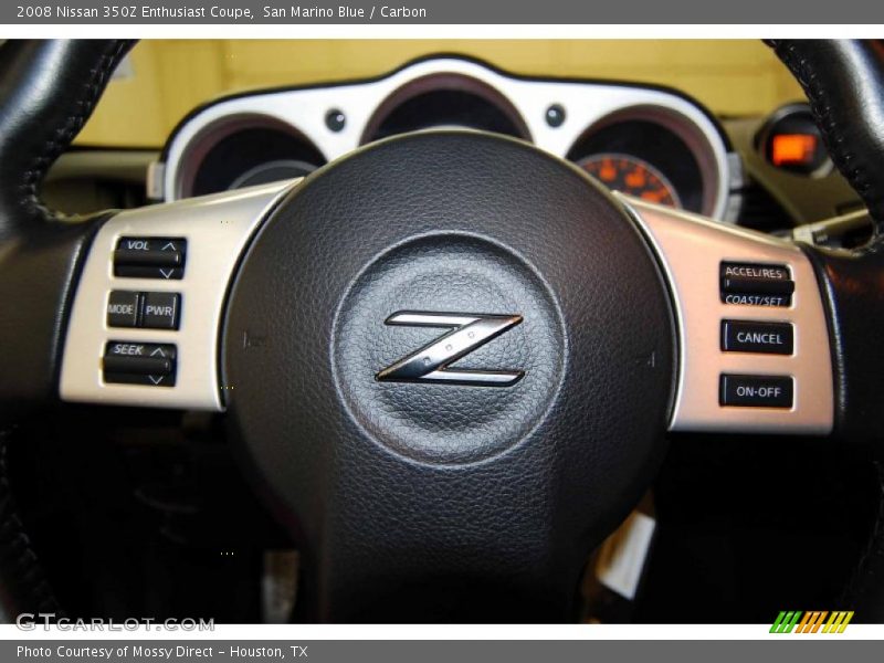 San Marino Blue / Carbon 2008 Nissan 350Z Enthusiast Coupe