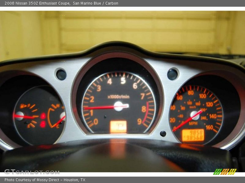 San Marino Blue / Carbon 2008 Nissan 350Z Enthusiast Coupe