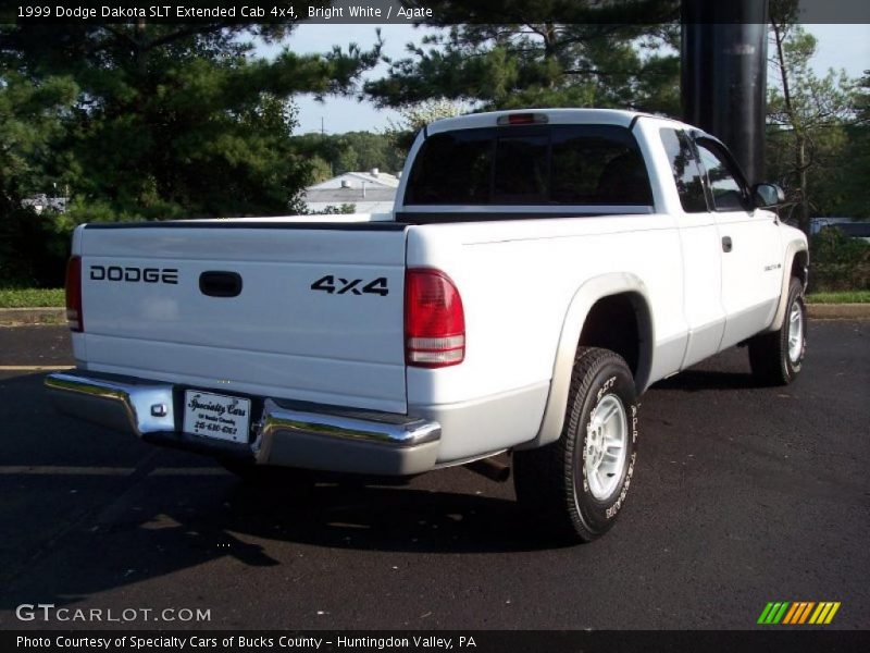 Bright White / Agate 1999 Dodge Dakota SLT Extended Cab 4x4