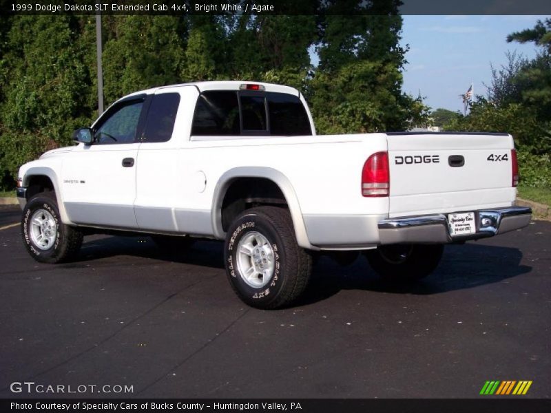 Bright White / Agate 1999 Dodge Dakota SLT Extended Cab 4x4