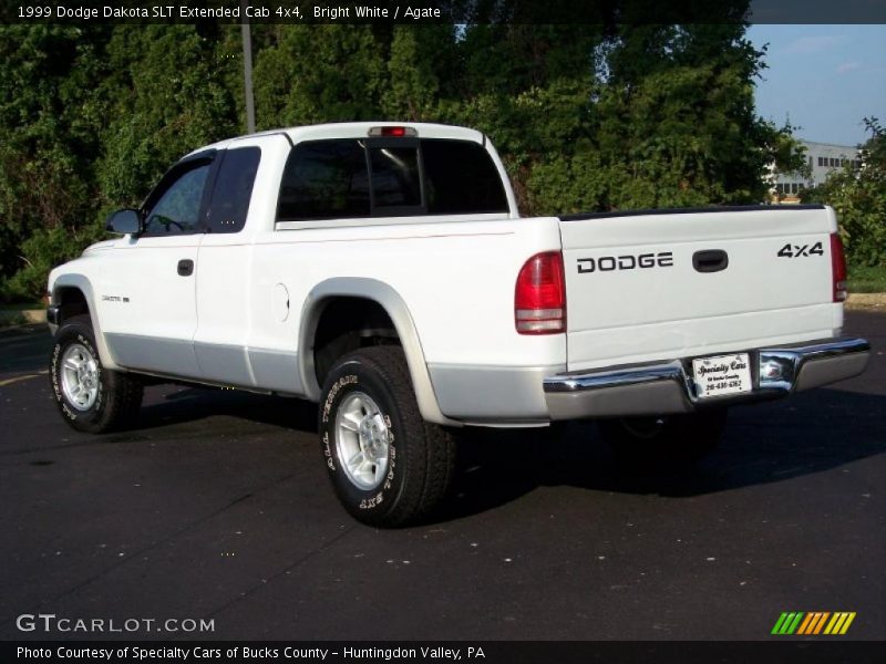 Bright White / Agate 1999 Dodge Dakota SLT Extended Cab 4x4