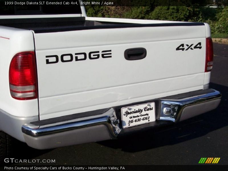 Bright White / Agate 1999 Dodge Dakota SLT Extended Cab 4x4