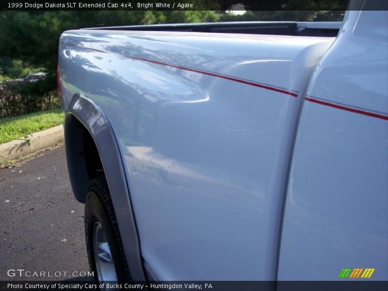 Bright White / Agate 1999 Dodge Dakota SLT Extended Cab 4x4
