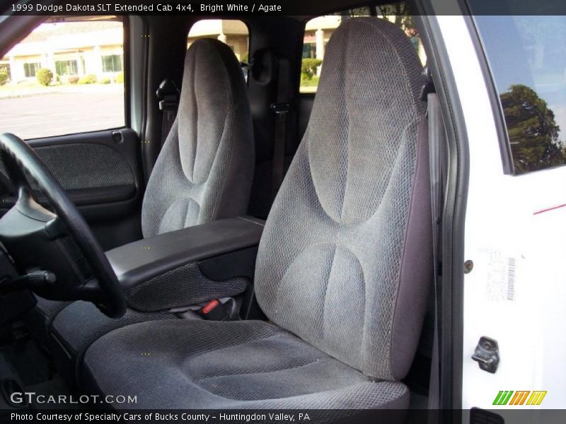 Bright White / Agate 1999 Dodge Dakota SLT Extended Cab 4x4