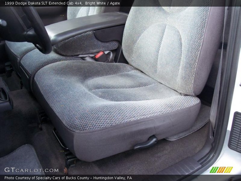 Bright White / Agate 1999 Dodge Dakota SLT Extended Cab 4x4