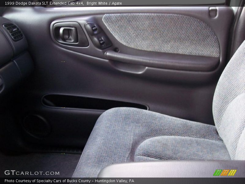 Bright White / Agate 1999 Dodge Dakota SLT Extended Cab 4x4