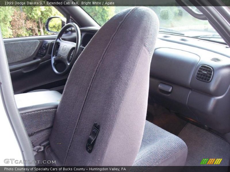 Bright White / Agate 1999 Dodge Dakota SLT Extended Cab 4x4