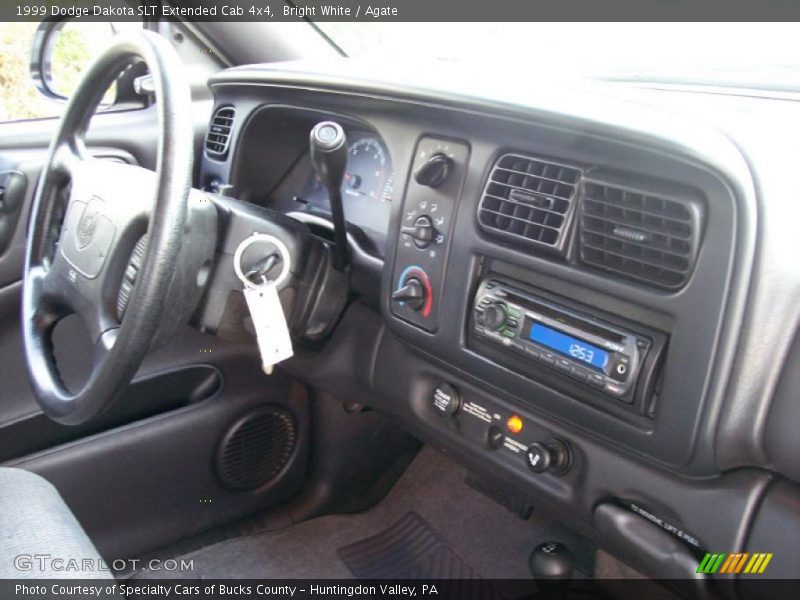 Bright White / Agate 1999 Dodge Dakota SLT Extended Cab 4x4