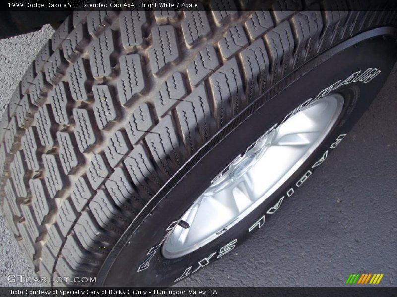 Bright White / Agate 1999 Dodge Dakota SLT Extended Cab 4x4