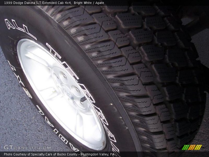 Bright White / Agate 1999 Dodge Dakota SLT Extended Cab 4x4