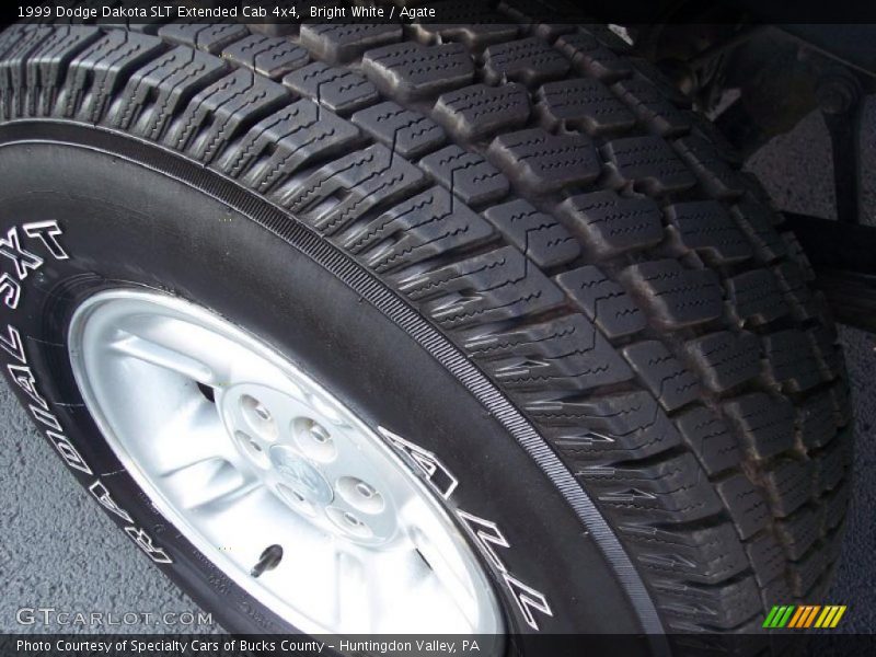 Bright White / Agate 1999 Dodge Dakota SLT Extended Cab 4x4