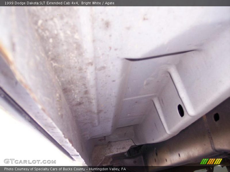 Bright White / Agate 1999 Dodge Dakota SLT Extended Cab 4x4