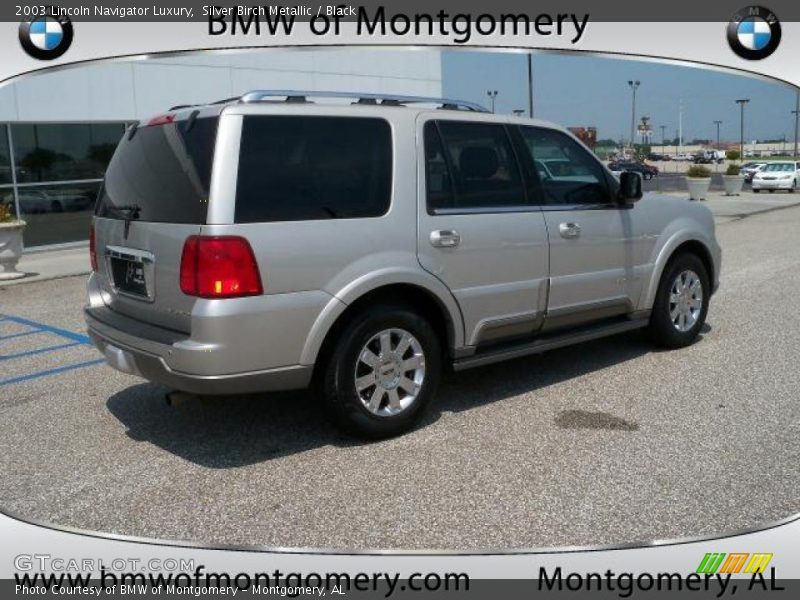 Silver Birch Metallic / Black 2003 Lincoln Navigator Luxury