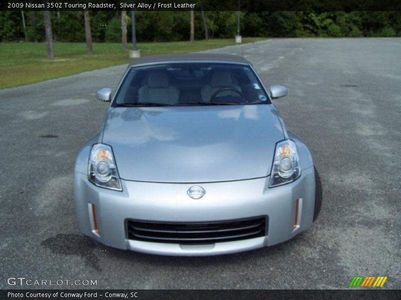 Silver Alloy / Frost Leather 2009 Nissan 350Z Touring Roadster