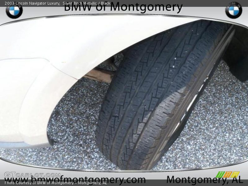 Silver Birch Metallic / Black 2003 Lincoln Navigator Luxury