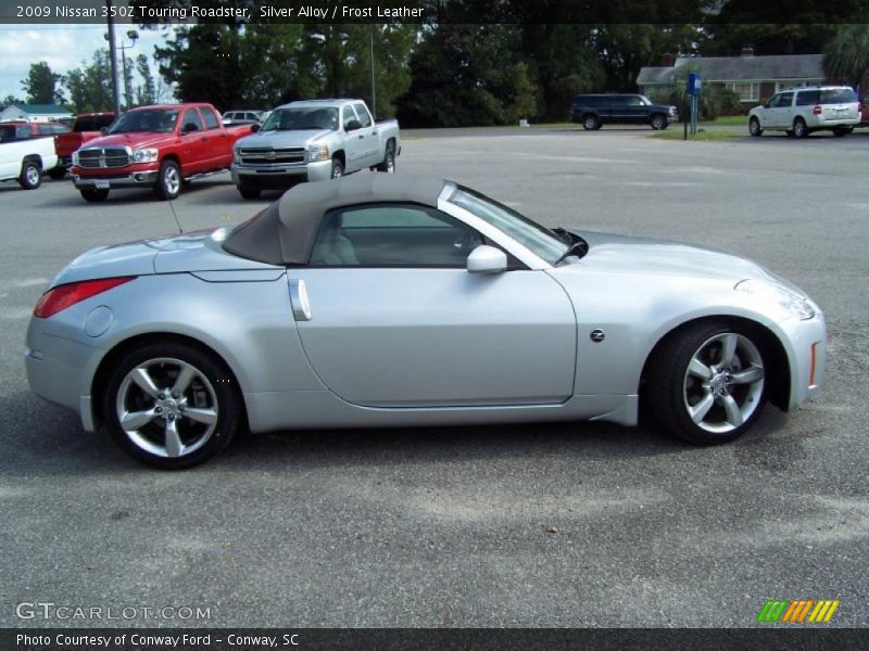 Silver Alloy / Frost Leather 2009 Nissan 350Z Touring Roadster