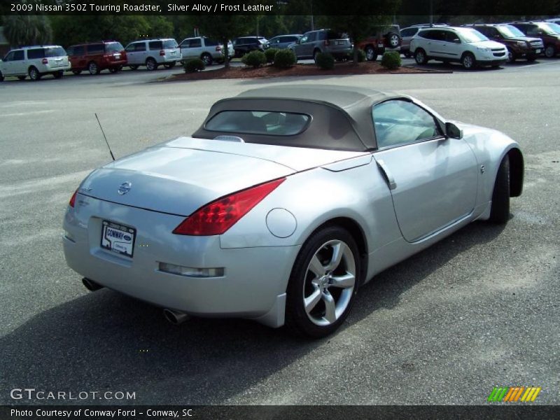 Silver Alloy / Frost Leather 2009 Nissan 350Z Touring Roadster