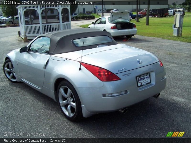 Silver Alloy / Frost Leather 2009 Nissan 350Z Touring Roadster
