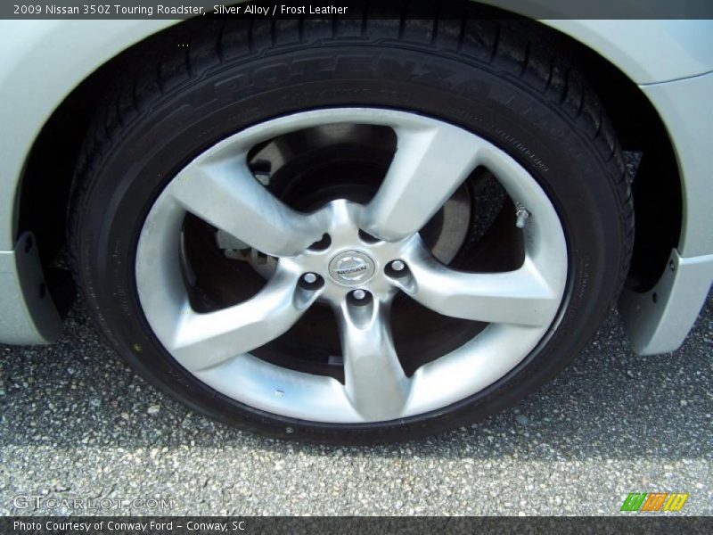 Silver Alloy / Frost Leather 2009 Nissan 350Z Touring Roadster
