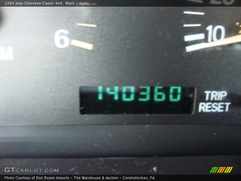 Black / Agate 1999 Jeep Cherokee Classic 4x4