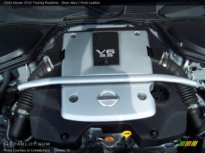 Silver Alloy / Frost Leather 2009 Nissan 350Z Touring Roadster