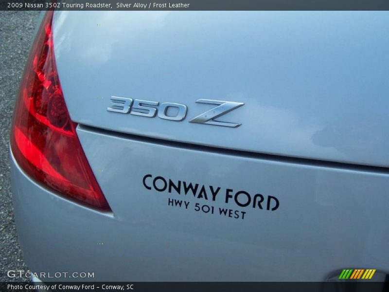 Silver Alloy / Frost Leather 2009 Nissan 350Z Touring Roadster