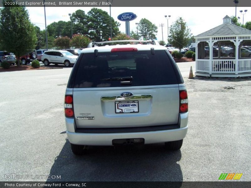 Brilliant Silver Metallic / Black 2010 Ford Explorer Limited