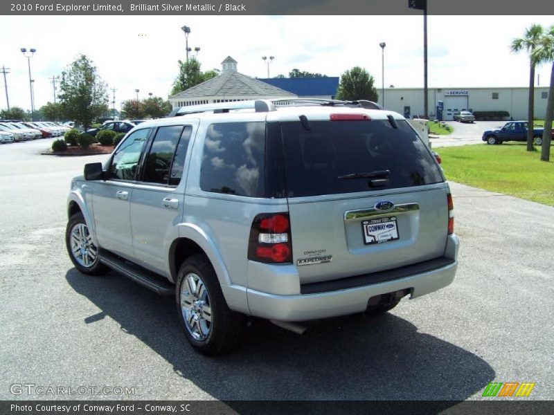 Brilliant Silver Metallic / Black 2010 Ford Explorer Limited