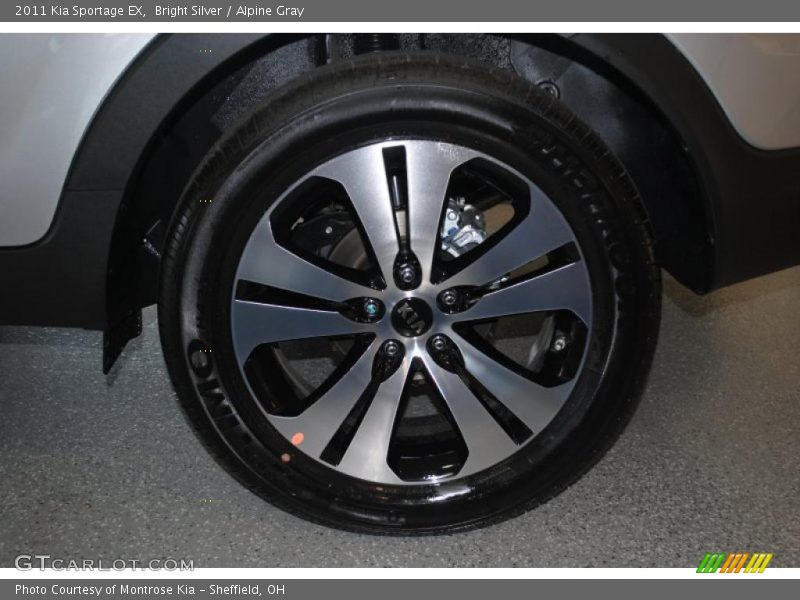 Bright Silver / Alpine Gray 2011 Kia Sportage EX