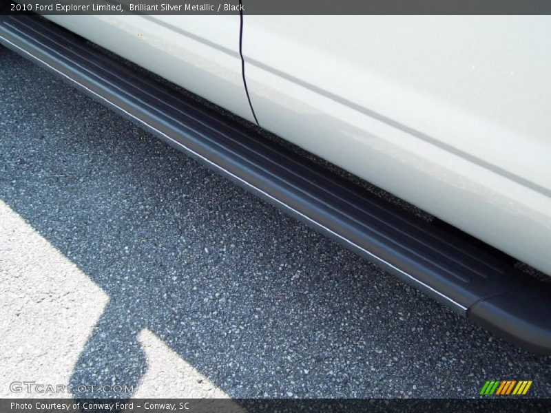 Brilliant Silver Metallic / Black 2010 Ford Explorer Limited