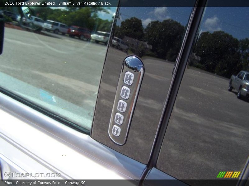 Brilliant Silver Metallic / Black 2010 Ford Explorer Limited