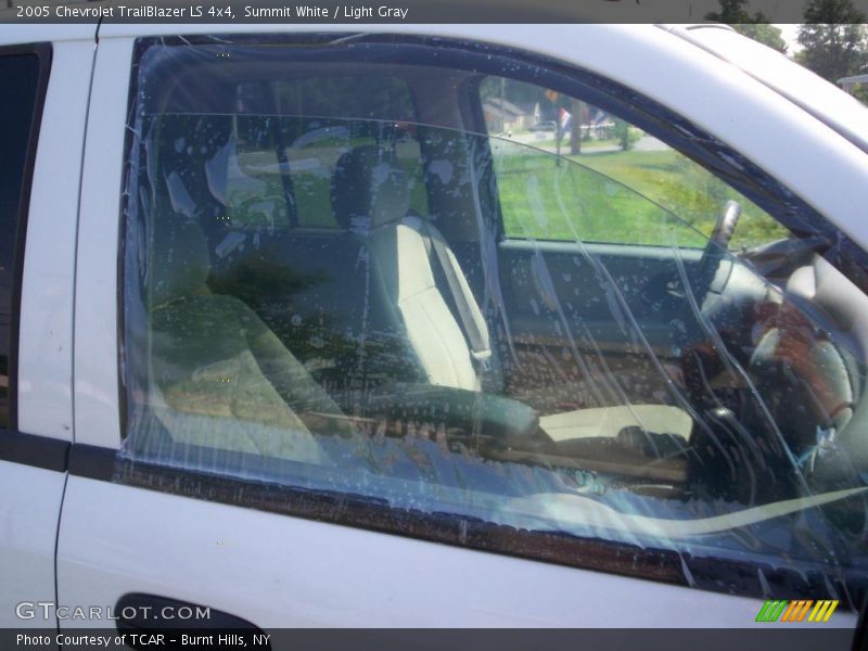 Summit White / Light Gray 2005 Chevrolet TrailBlazer LS 4x4