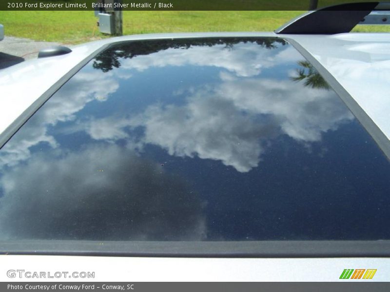 Brilliant Silver Metallic / Black 2010 Ford Explorer Limited